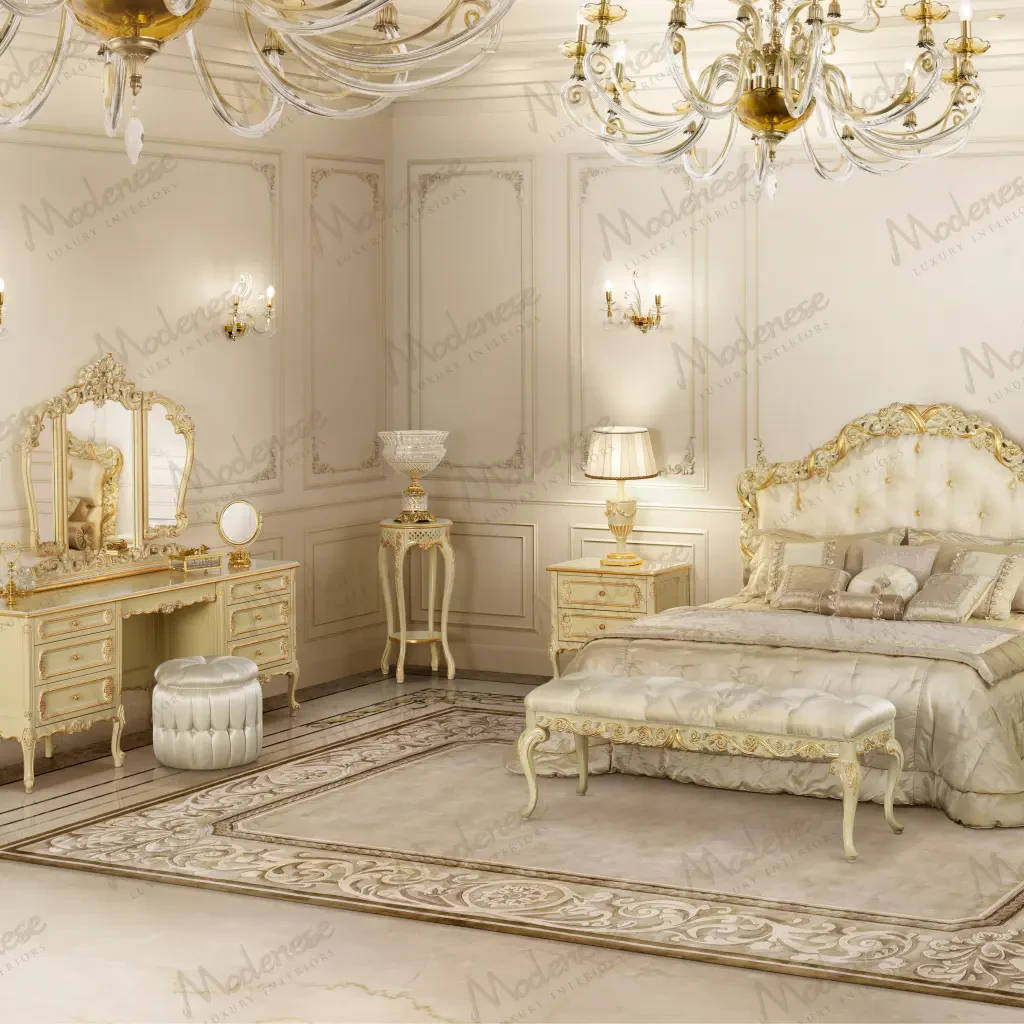 Роскошные классические спальни от Modenese Luxury Interiors